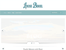 Tablet Screenshot of louisebehiel.com